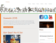 Tablet Screenshot of kidkazooey.com